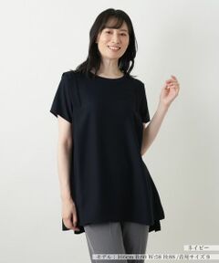 Leilian / レリアン カットソー | ラメクルーネックカットソー【Leilian WHITE LABEL】