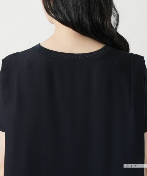 Leilian / レリアン カットソー | ラメクルーネックカットソー【Leilian WHITE LABEL】 | 詳細11