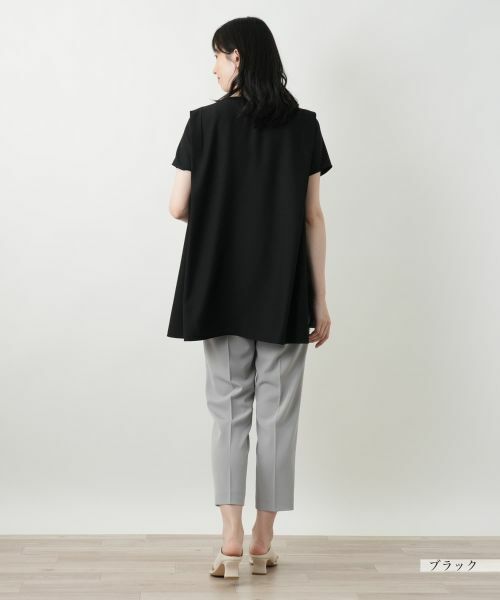 Leilian / レリアン カットソー | ラメクルーネックカットソー【Leilian WHITE LABEL】 | 詳細3