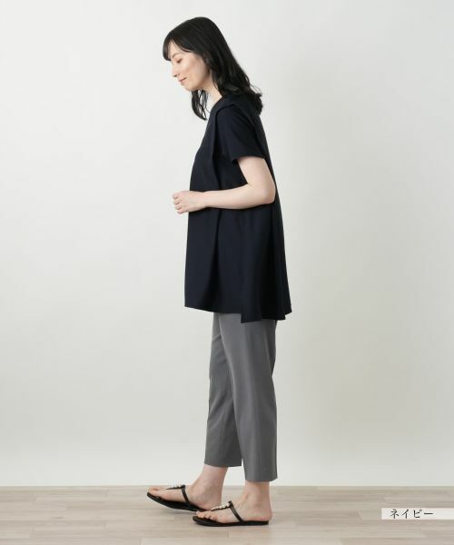 Leilian / レリアン カットソー | ラメクルーネックカットソー【Leilian WHITE LABEL】 | 詳細5