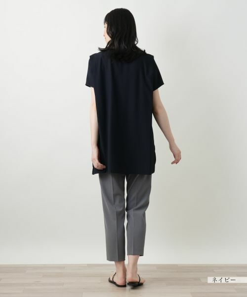 Leilian / レリアン カットソー | ラメクルーネックカットソー【Leilian WHITE LABEL】 | 詳細6