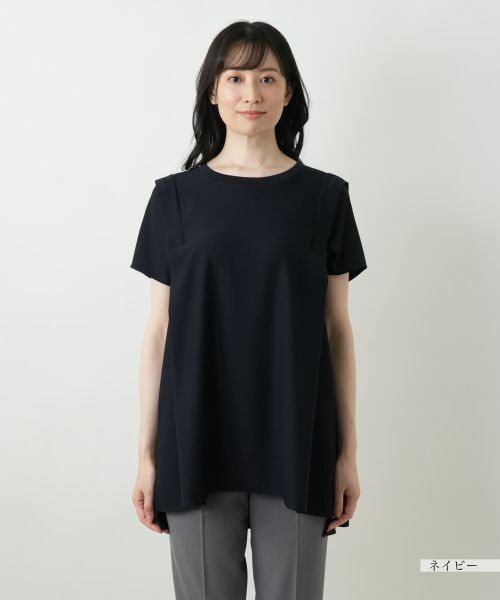 Leilian / レリアン カットソー | ラメクルーネックカットソー【Leilian WHITE LABEL】 | 詳細7