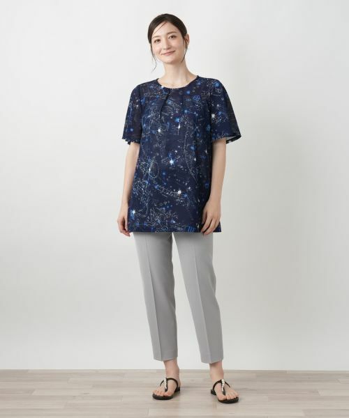 Leilian / レリアン カットソー | 星座モチーフプリントカットソー【Leilian WHITE LABEL】 | 詳細1