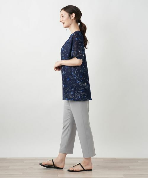 Leilian / レリアン カットソー | 星座モチーフプリントカットソー【Leilian WHITE LABEL】 | 詳細2