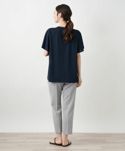 Leilian / レリアン カットソー | 星座柄プリント切替カットソー【Leilian WHITE LABEL】 | 詳細3