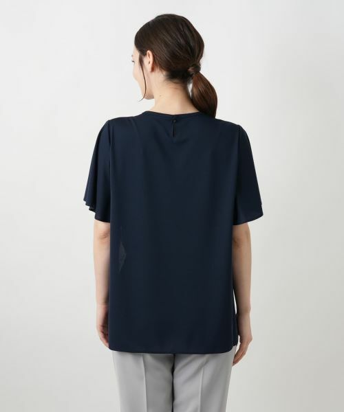 Leilian / レリアン カットソー | 星座柄プリント切替カットソー【Leilian WHITE LABEL】 | 詳細6