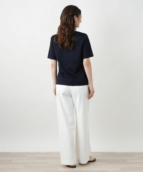 Leilian / レリアン Tシャツ | スパンコール刺繍Tシャツ【Leilian WHITE LABEL】 | 詳細3