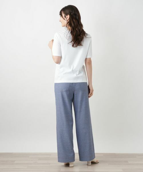 Leilian / レリアン Tシャツ | スパンコール刺繍Tシャツ【Leilian WHITE LABEL】 | 詳細6