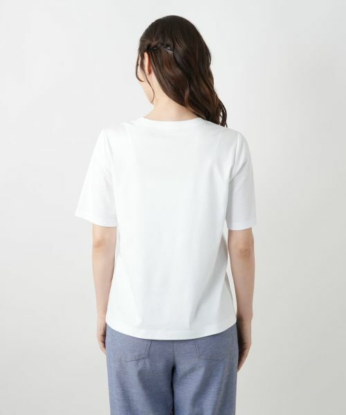 Leilian / レリアン Tシャツ | スパンコール刺繍Tシャツ【Leilian WHITE LABEL】 | 詳細9