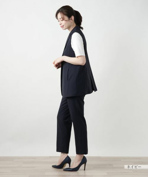 サラ　Leilian レリアン スーツ パンツ セットアップ １３号 XL 洗えるパンツスーツ | Leilian (Women)/レリアン | 三越伊勢丹