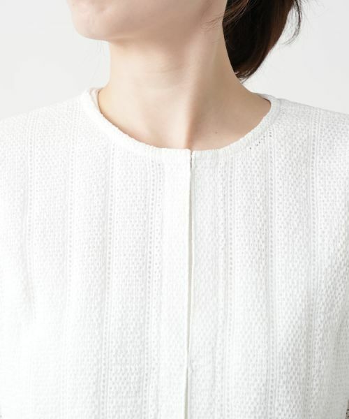 Leilian / レリアン テーラードジャケット | ニットジャケット【Leilian WHITE LABEL】 | 詳細10