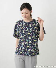 Leilian / レリアン Tシャツ | レモンプリントTシャツ【Leilian WHITE LABEL】