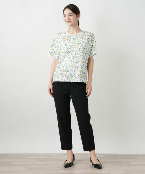 Leilian / レリアン Tシャツ | レモンプリントTシャツ【Leilian WHITE LABEL】 | 詳細1