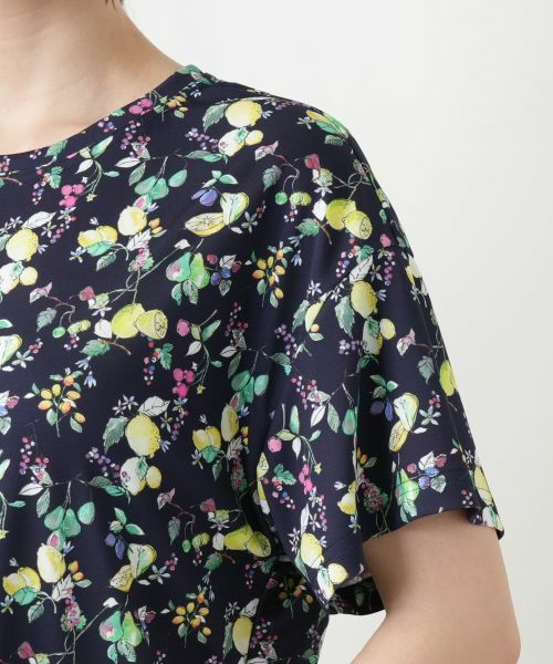 Leilian / レリアン Tシャツ | レモンプリントTシャツ【Leilian WHITE LABEL】 | 詳細12