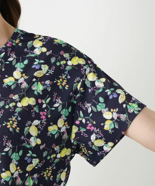 Leilian / レリアン Tシャツ | レモンプリントTシャツ【Leilian WHITE LABEL】 | 詳細13