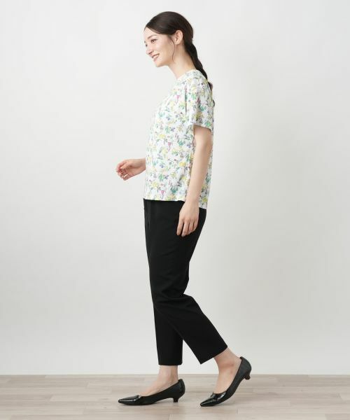 Leilian / レリアン Tシャツ | レモンプリントTシャツ【Leilian WHITE LABEL】 | 詳細2