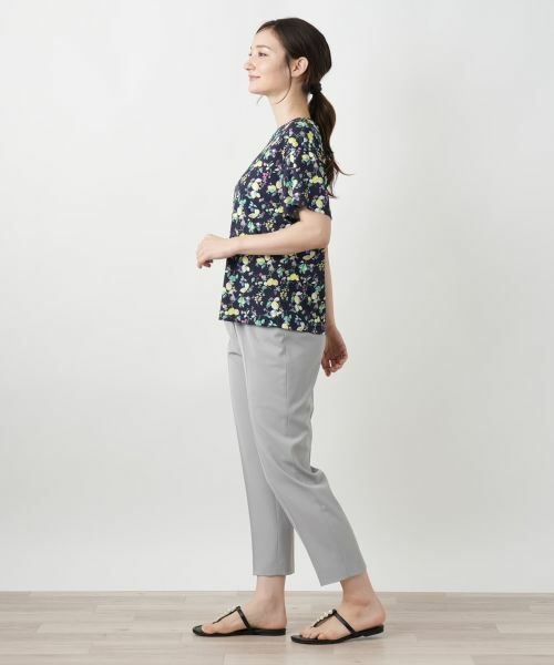 Leilian / レリアン Tシャツ | レモンプリントTシャツ【Leilian WHITE LABEL】 | 詳細5