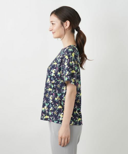 Leilian / レリアン Tシャツ | レモンプリントTシャツ【Leilian WHITE LABEL】 | 詳細8