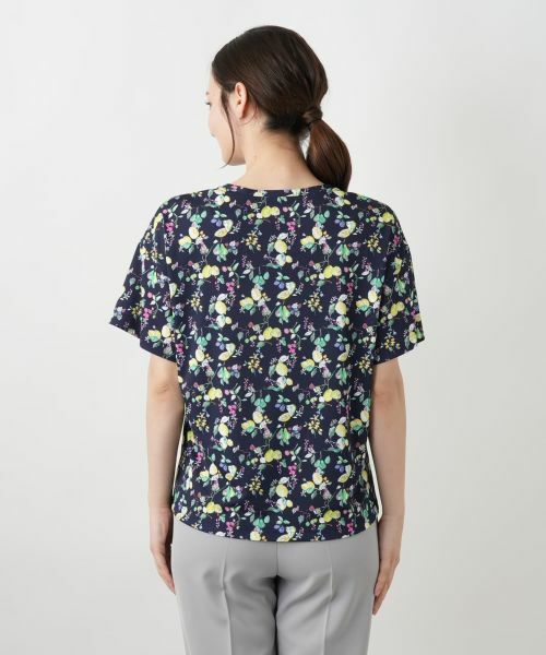 Leilian / レリアン Tシャツ | レモンプリントTシャツ【Leilian WHITE LABEL】 | 詳細9