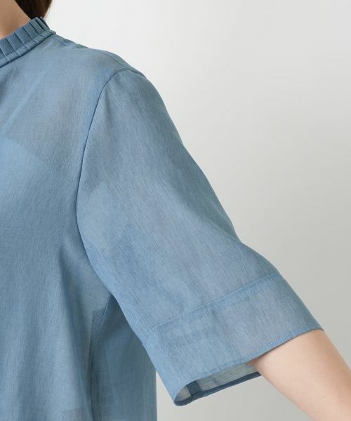 Leilian / レリアン シャツ・ブラウス | ハイネックプリーツブラウス【Leilian WHITE LABEL】 | 詳細15