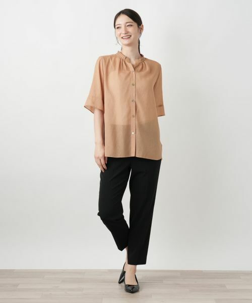 Leilian / レリアン シャツ・ブラウス | ハイネックプリーツブラウス【Leilian WHITE LABEL】 | 詳細4