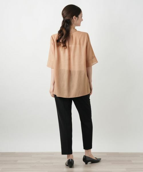 Leilian / レリアン シャツ・ブラウス | ハイネックプリーツブラウス【Leilian WHITE LABEL】 | 詳細6