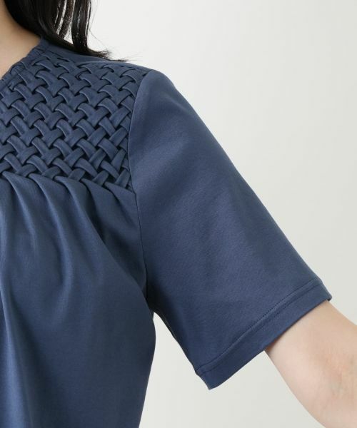 Leilian / レリアン カットソー | デザインVネックカットソー【Leilian WHITE LABEL】 | 詳細12