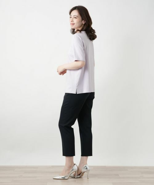 Leilian / レリアン Tシャツ | スパンコール刺繍カットソー【Leilian WHITE LABEL】 | 詳細2