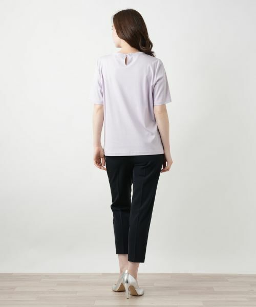 Leilian / レリアン Tシャツ | スパンコール刺繍カットソー【Leilian WHITE LABEL】 | 詳細3