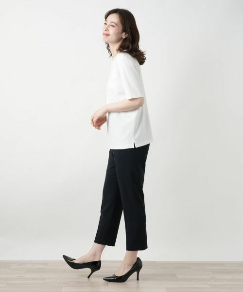 Leilian / レリアン Tシャツ | スパンコール刺繍カットソー【Leilian WHITE LABEL】 | 詳細5