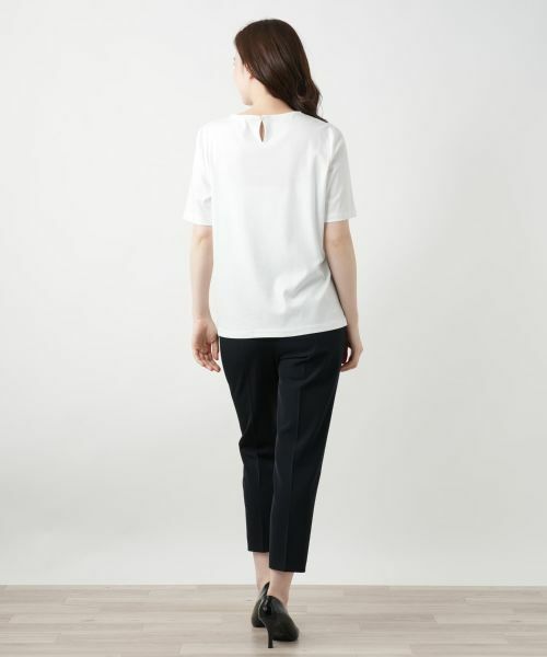 Leilian / レリアン Tシャツ | スパンコール刺繍カットソー【Leilian WHITE LABEL】 | 詳細6