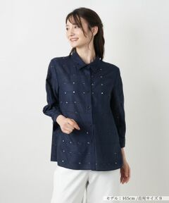 セール】 Leilian / レリアン トップス（条件：ブルー系、2