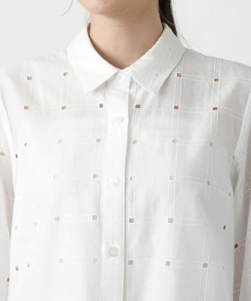 Leilian / レリアン シャツ・ブラウス | カットワークブラウス【Leilian WHITE LABEL】 | 詳細10