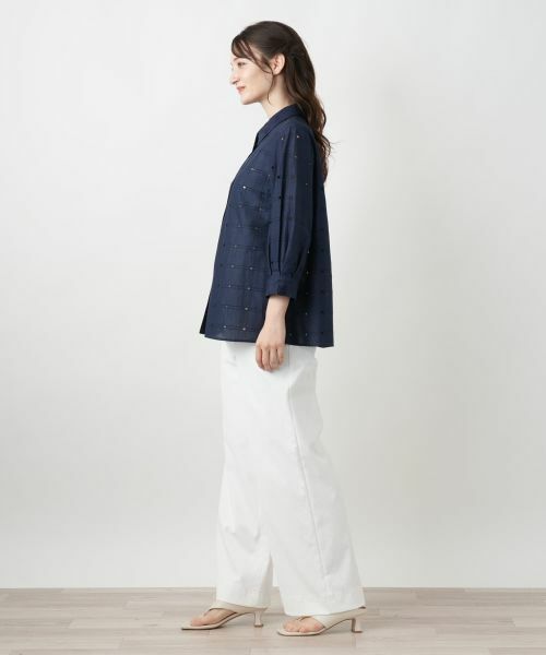 Leilian / レリアン シャツ・ブラウス | カットワークブラウス【Leilian WHITE LABEL】 | 詳細2