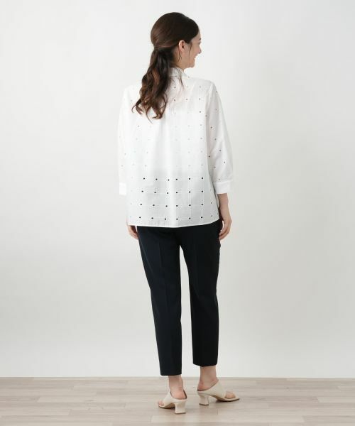 Leilian / レリアン シャツ・ブラウス | カットワークブラウス【Leilian WHITE LABEL】 | 詳細6