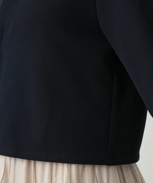 Leilian / レリアン テーラードジャケット | Vネッククロップドジャケット【Leilian WHITE LABEL】 | 詳細14