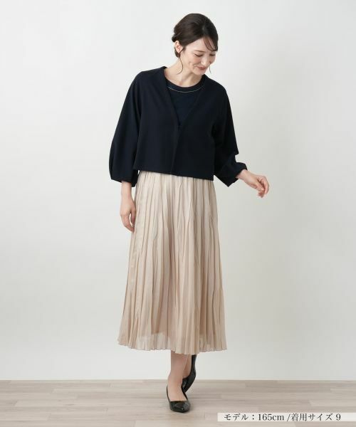 Leilian / レリアン テーラードジャケット | Vネッククロップドジャケット【Leilian WHITE LABEL】 | 詳細4