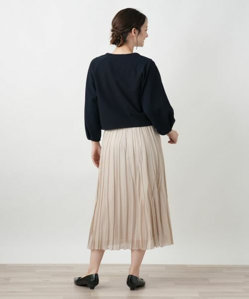 Leilian / レリアン テーラードジャケット | Vネッククロップドジャケット【Leilian WHITE LABEL】 | 詳細6