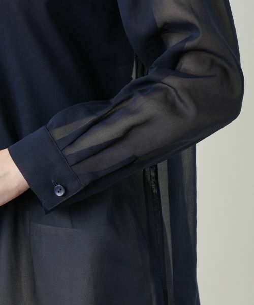Leilian / レリアン 比翼シアーブラウス【Leilian WHITE LABEL】 セール】 比翼シアーブラウス【Leilian WHITE LABEL】 （シャツ
