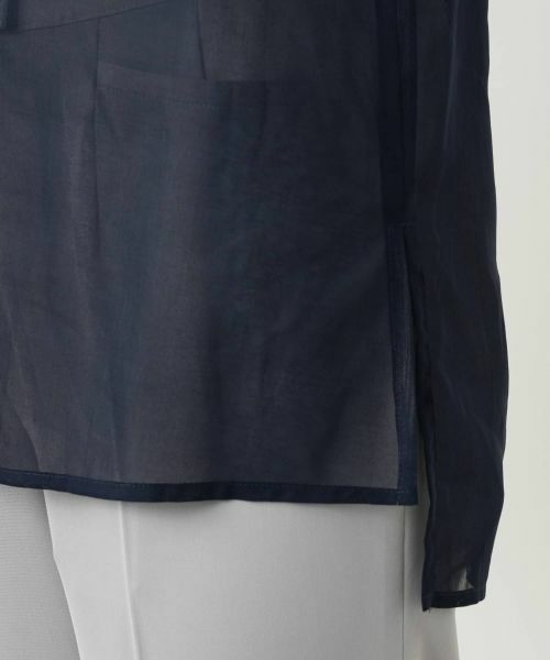 セール】 比翼シアーブラウス【Leilian WHITE LABEL】 （シャツ