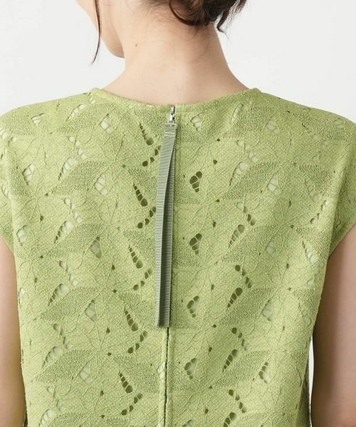 Leilian / レリアン ドレス | カットワークレースワンピース【Leilian WHITE LABEL】 | 詳細11