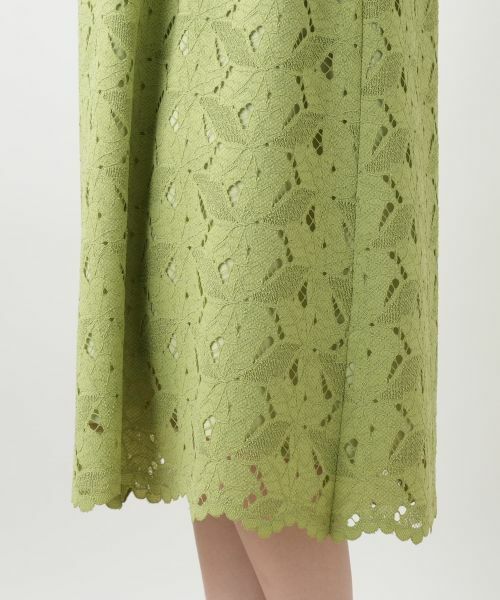 Leilian / レリアン ドレス | カットワークレースワンピース【Leilian WHITE LABEL】 | 詳細13