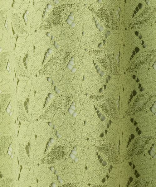 Leilian / レリアン ドレス | カットワークレースワンピース【Leilian WHITE LABEL】 | 詳細15