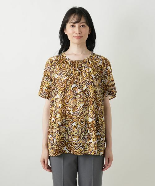 Leilian / レリアン シャツ・ブラウス | ペイズリー柄ブラウス【Leilian WHITE LABEL】 | 詳細7