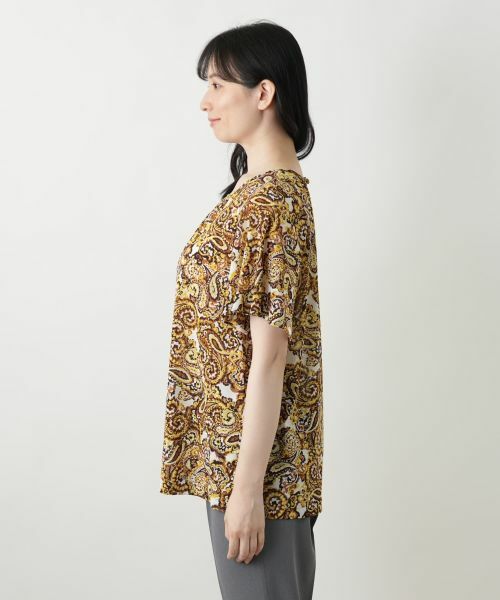 Leilian / レリアン シャツ・ブラウス | ペイズリー柄ブラウス【Leilian WHITE LABEL】 | 詳細8