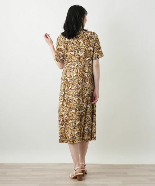 Leilian / レリアン ドレス | ペイズリーフレアワンピース【Leilian WHITE LABEL】 | 詳細3