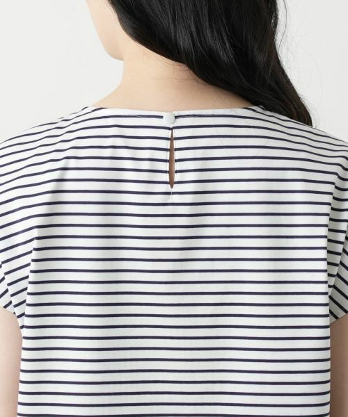 Leilian / レリアン Tシャツ | ボーダー切替カットソー【Leilian WHITE LABEL】 | 詳細11