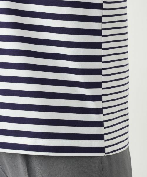 Leilian / レリアン Tシャツ | ボーダー切替カットソー【Leilian WHITE LABEL】 | 詳細13