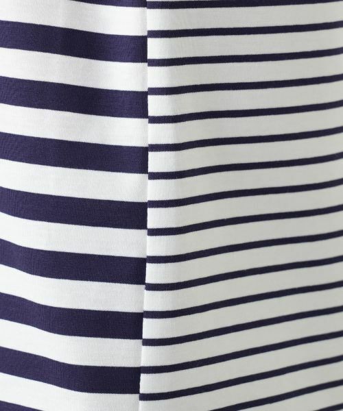 Leilian / レリアン Tシャツ | ボーダー切替カットソー【Leilian WHITE LABEL】 | 詳細14