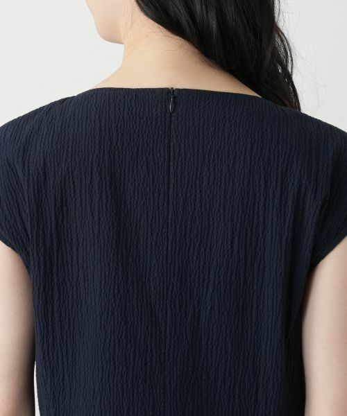 Leilian / レリアン ドレス | Vネックフレアワンピース【Leilian WHITE LABEL】 | 詳細11